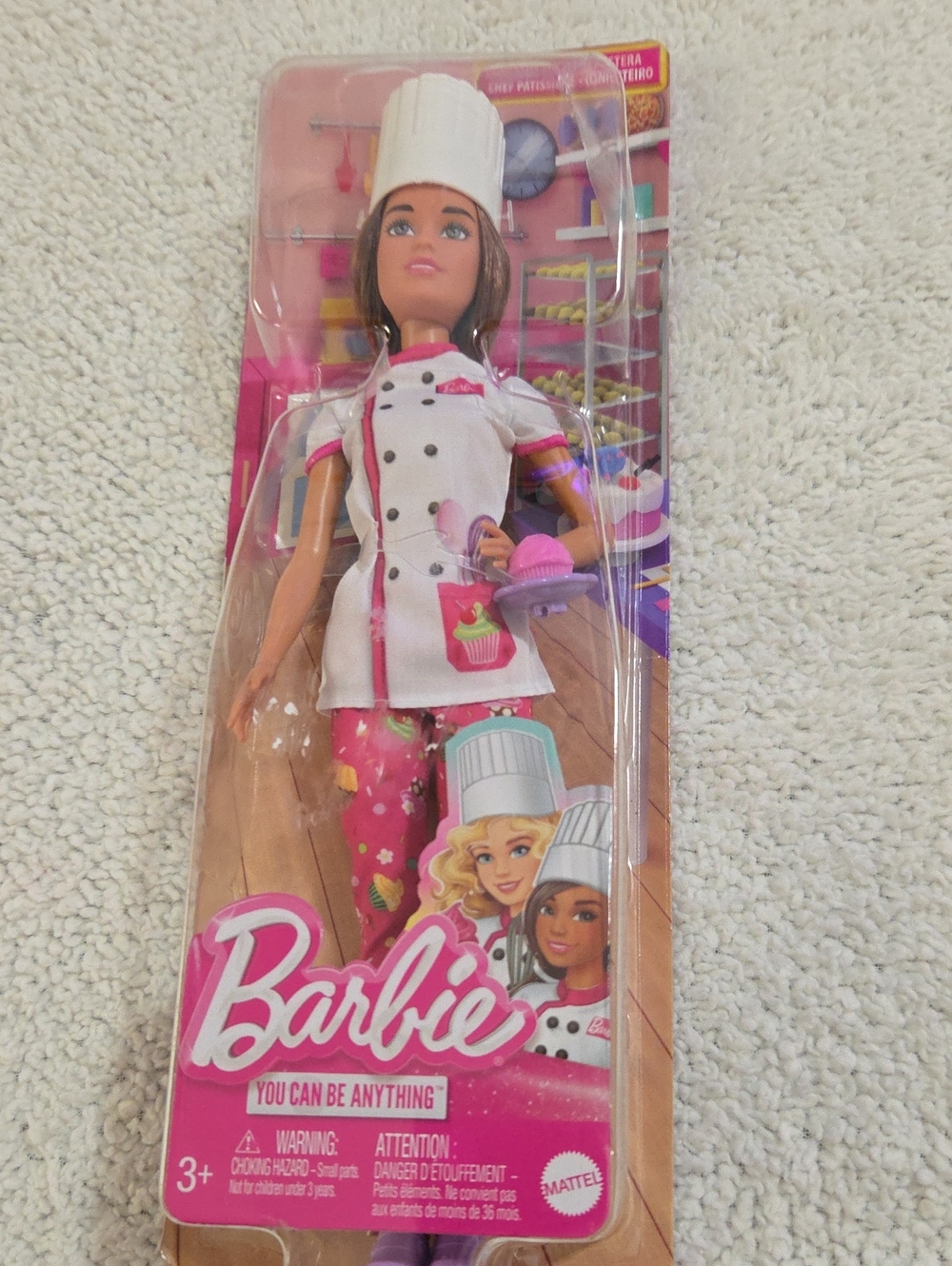 NIP BARBIE YOU CAN BE ANYTHING BAKER DOLL